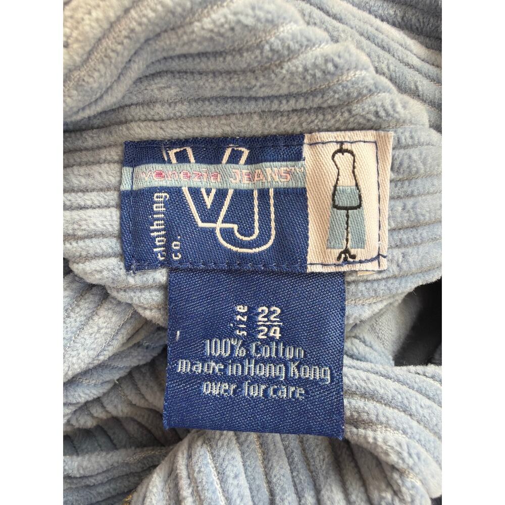Venezia Blue Cotton Corduroy Zip-Up Utility Jacket Size 22–24 - Picture 7 of 8